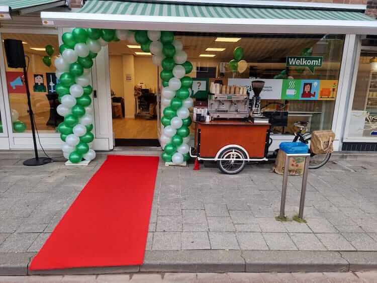 Coffee on Wheels Rotterdam op locatie